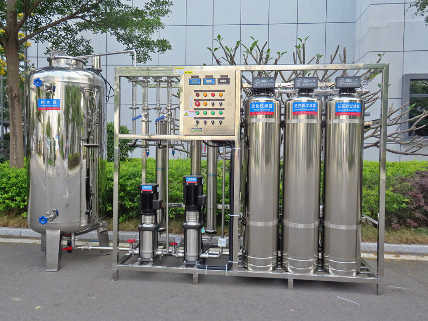 全自動二極反滲透純水設(shè)備,食品飲料用二級反滲透純水機